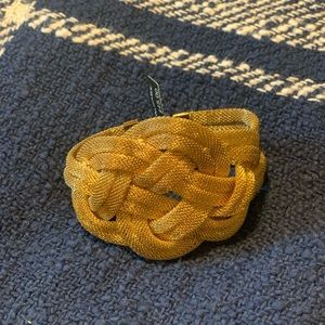 New Gold Mesh Woven Bracelet